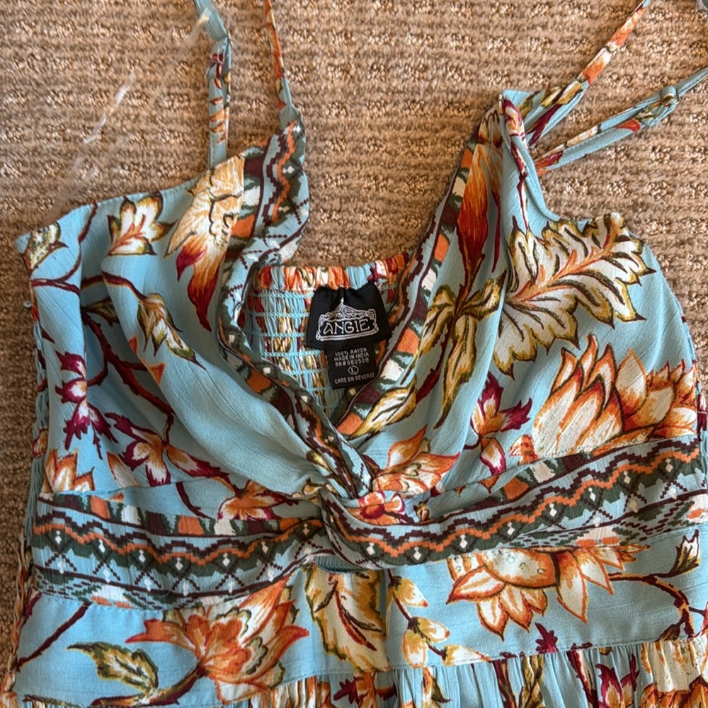Angie Floral Midi Dress - Size Large - Picture 2 of 7